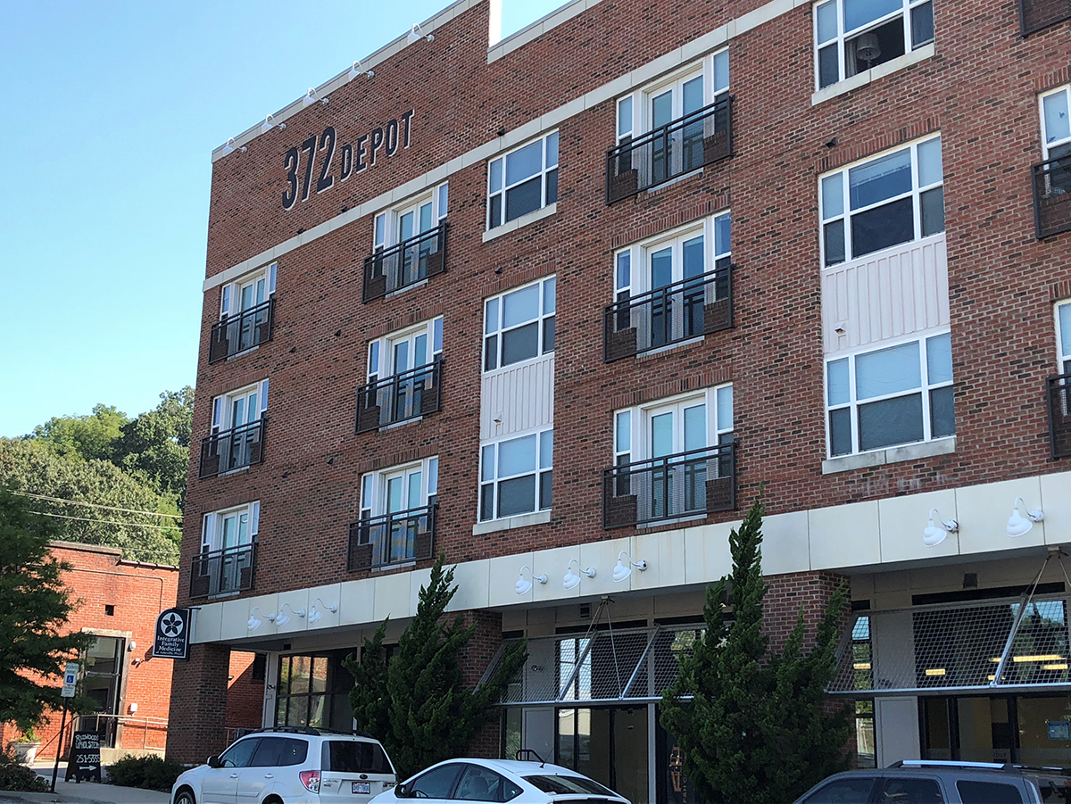 Affordable housing units in Buncombe County, N.C., built with the help of county funding.