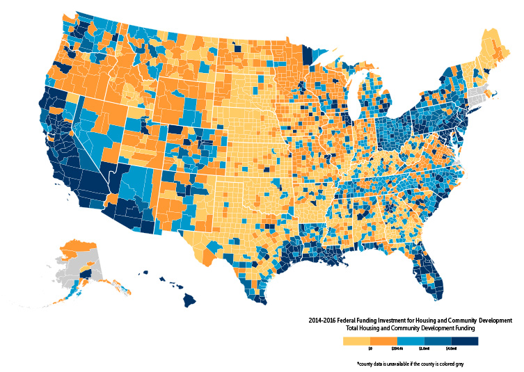 how do counties invest in communities