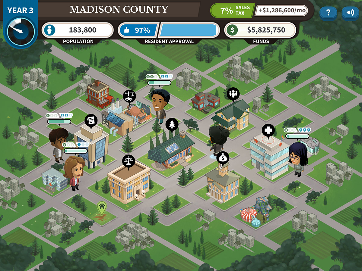 Counties Work Game & Curriculum