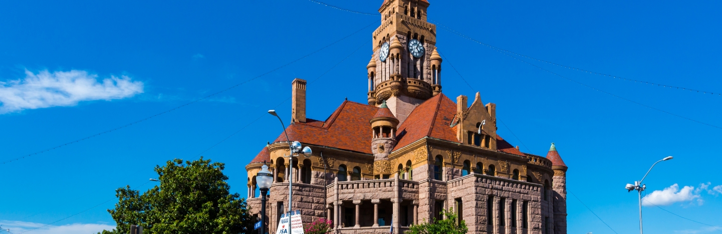 The Wise County Courthouse in Decatur