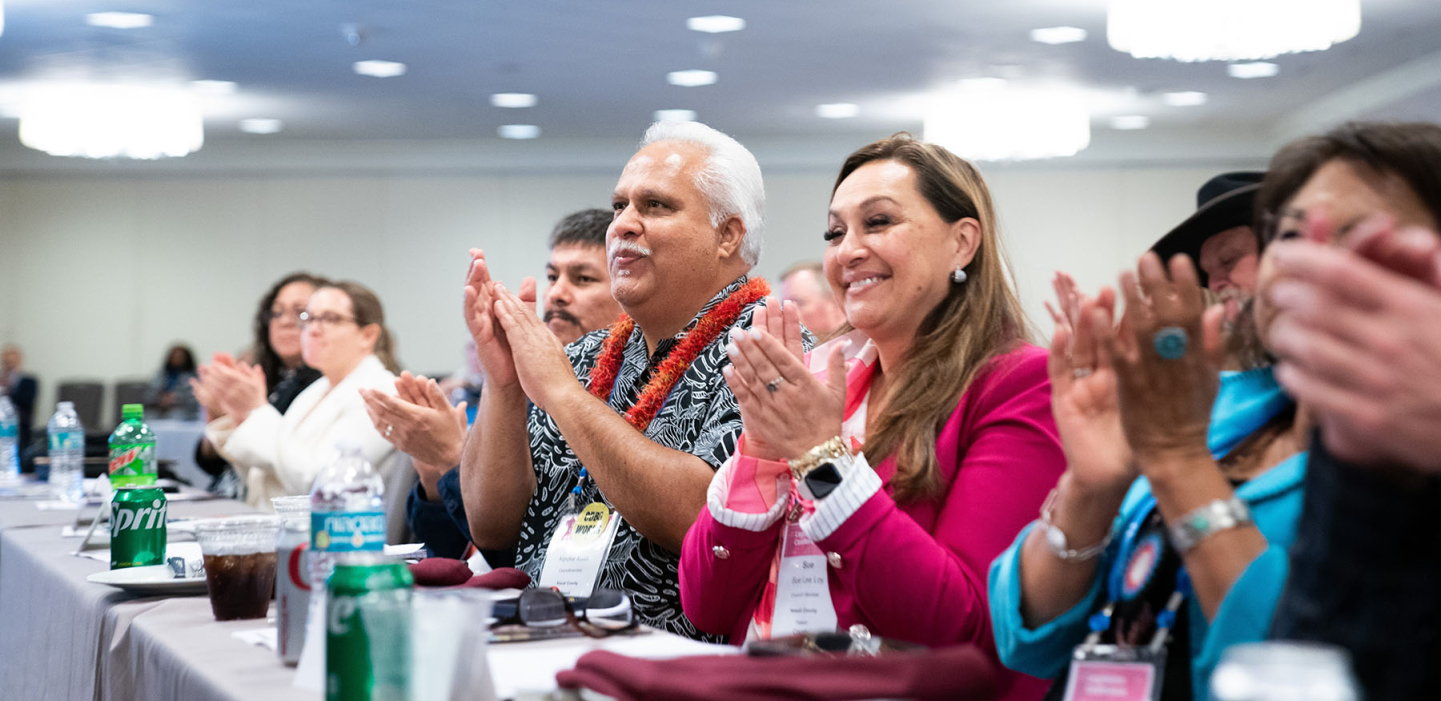 NACo members at a meeting