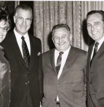 Prince George’s County, Md. Councilmember Gladys Spellman, King County, Wash. Councilmember Ed Munro and NACo Executive Director Bernie Hillenbrand post with Vice President Spiro Agnew (second from left), who had served as Baltimore County, Md. executive early in his career.
