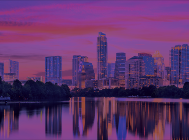 Sunset photo of Austin