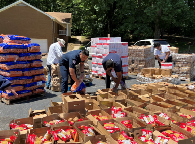 Volunteer Gwinnett partners with the Atlanta Community Food Bank to combat food insecurity, distributing 40 to 50 pounds of produce and shelf-stable items across the county weekly.