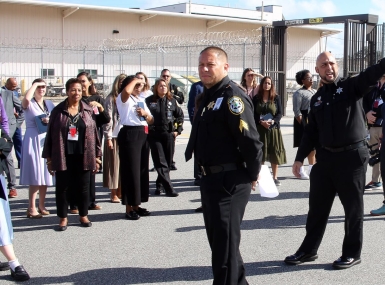 County officials from around the country visit the Orange County, Fla. jail Oct. 6 at the LUCC Symposium. Photo by Mike Davies, Orange County, Fla. Corrections