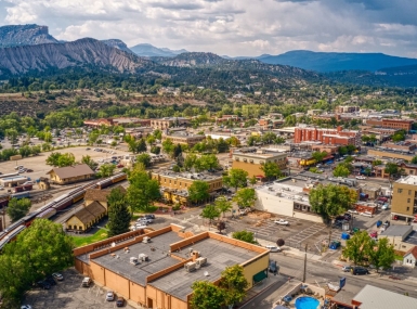 Durango, Colo., La Plata County's seat.