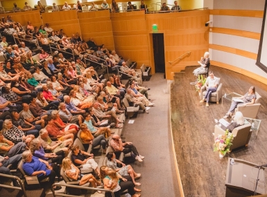 Terry Tempest Williams draws a strong crowd for her appearance at Salt Lake County’s book club. Photo courtesy of Salt Lake County
