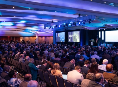 conference crowd