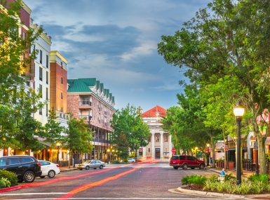 City downtown