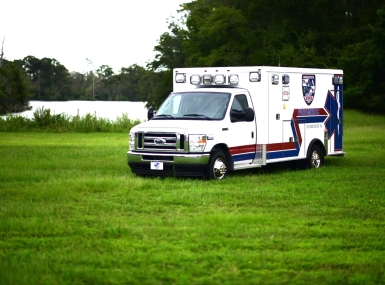 A Pasquotank County, N.C. ambulance.