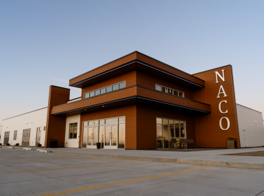 The newly built NACO West facility is designed to extend resources to membership of county officials, as well as associations and community organizations. Photo courtesy of Nebraska Association of County Officials