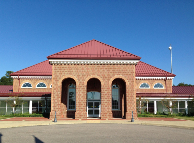 Longtime county administrator Sandy Wanner concluded his career as a interim administrator in Charles City County, Va. The county courthouse is depicted here.
