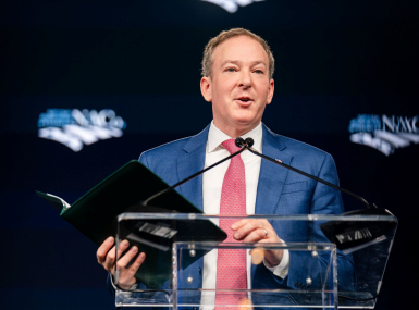 EPA Administrator Lee Zeldin outlines how his agency’s statutory functions align with the Trump administration’s economic agenda. Photo by Denny Henry