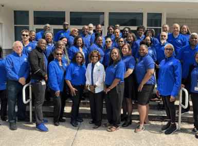 DeKalb County, Ga.’s Human Resources and Merit System team poses for a photo. DeKalb HR saw a 50% reduction in grievances after it shifted its Policy Council meetings 