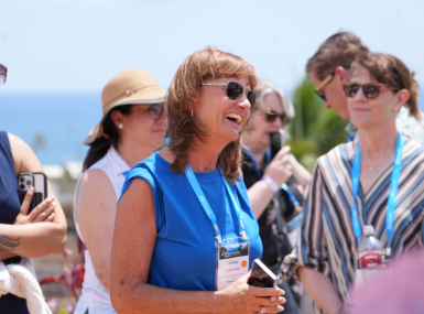 Fremont County, Colo. Commissioner Debbie Bell asks a question during the 2026 WIR Conference. Photo by Charlie Ban