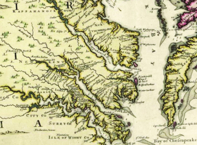 The original shires of Virginia.