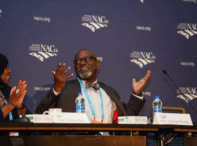NACo President George Dunlap served as chair of the Justice and Public Safety Policy Steering Committee prior to pursing a role on the executive committee. Photo by Hugh Clarke