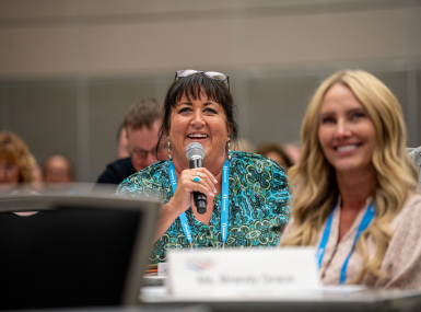 Beaver County, Utah Commissioner Tammy Pearson was a consistent presence at NACo conferences. Photo by Denny Henry