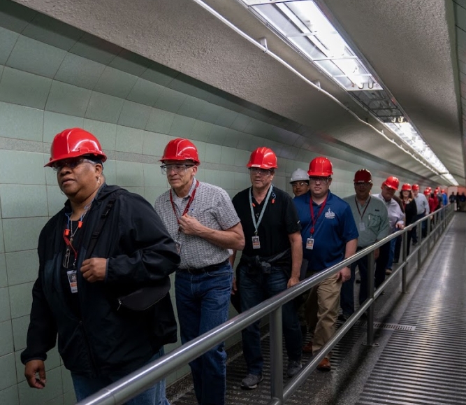 Hard hat people.