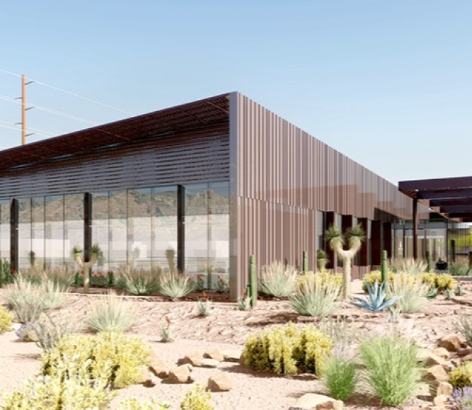 Pima County has opened a new $45 million facility for the Office of the Medical Examiner that is 34,000 square feet and will also serve surrounding counties. Rendering courtesy of Pima County