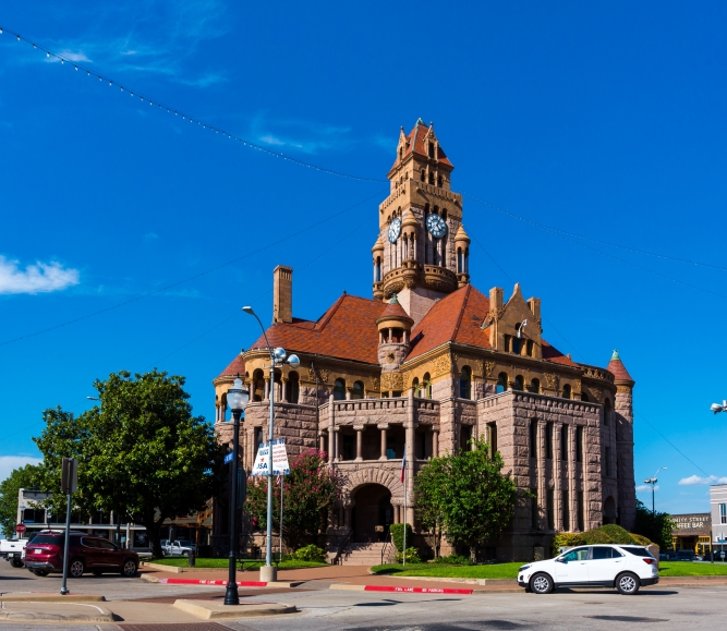 The Wise County Courthouse in Decatur
