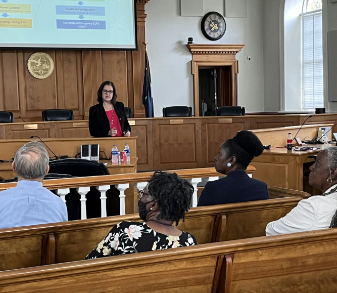 Georgetown County, S.C. residents attend a session of Taxpayer Academy — a program aimed at helping residents learn more about what their local government does and how their tax dollars are spent.