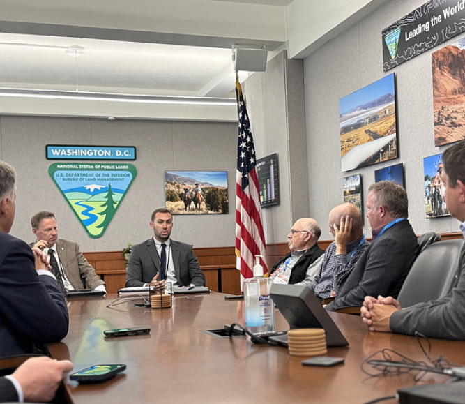 NACo leaders convene in Washington, D.C. to advocate for PILT funding.