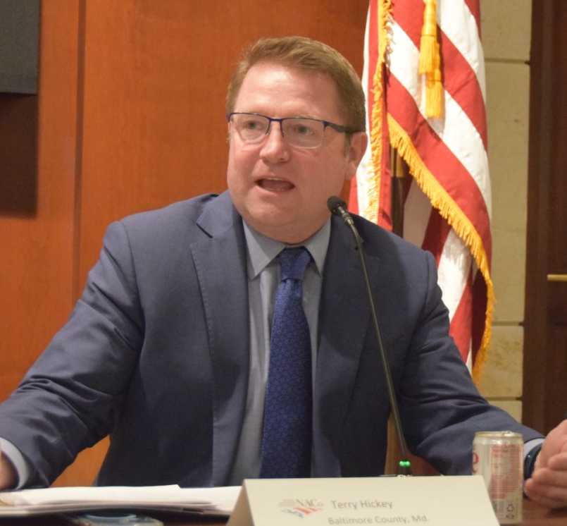 Terry Hickey, Baltimore County, Md.’s Housing and Community Development director, offers a county staff perspective on housing affordability. Photo by Charlie Ban