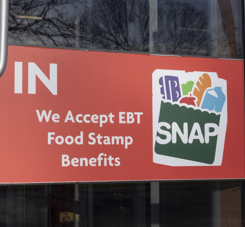 SNAP and EBT Accepted here sign