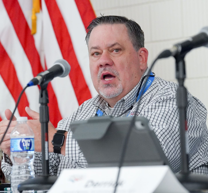 Tim DeWeese, director of the Johnson County, Kan. Mental Health Center, outlines Sequential Intercept Mapping during a 2026 Annual Conference workshop. Photo by Leon Lawrence III