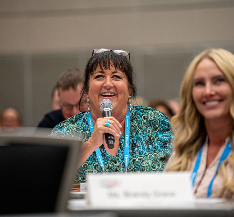 Beaver County, Utah Commissioner Tammy Pearson was a consistent presence at NACo conferences. Photo by Denny Henry