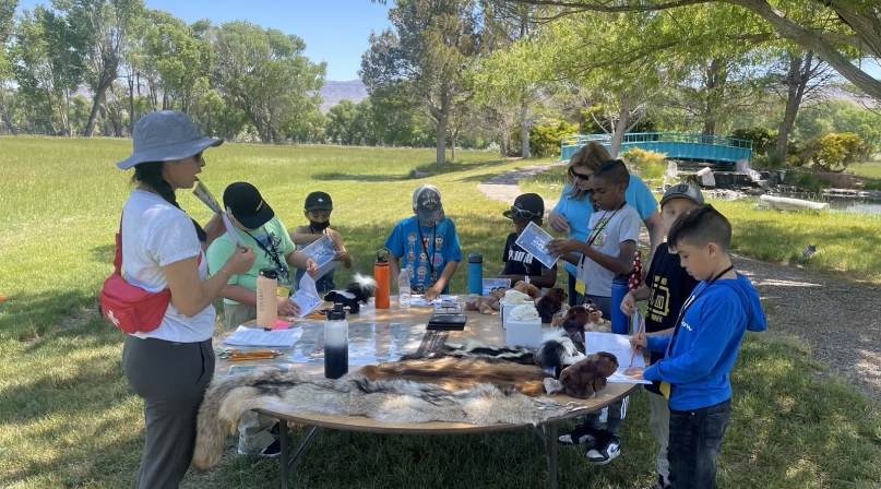 Clark County, Nev. youths enjoy the Lincoln County 4-H camp. Photo courtesy of Lincoln County