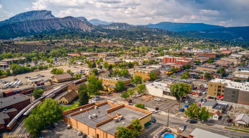 Durango, Colo., La Plata County's seat.