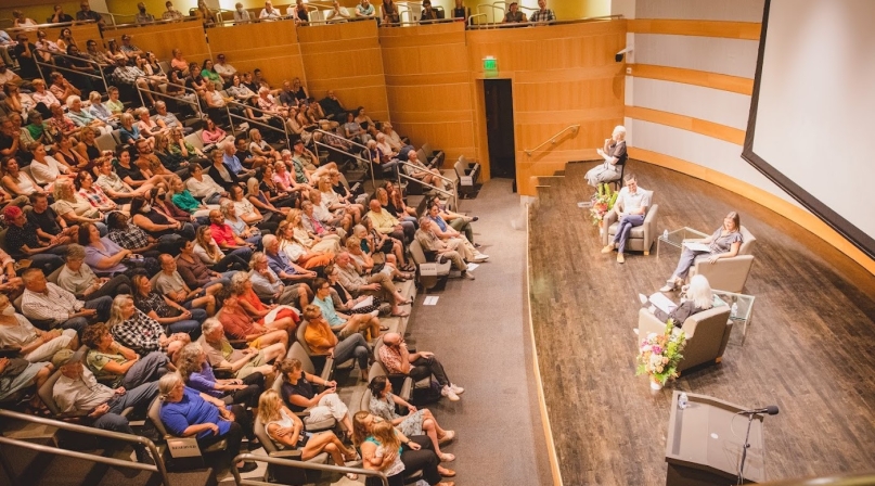 Terry Tempest Williams draws a strong crowd for her appearance at Salt Lake County’s book club. Photo courtesy of Salt Lake County