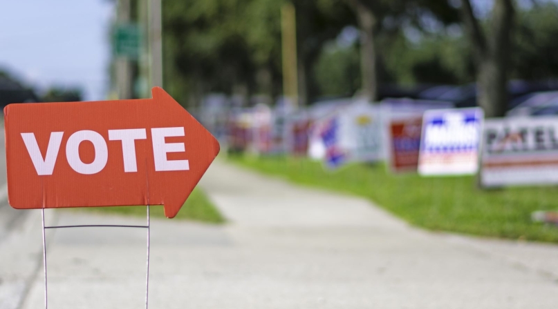 vote sign