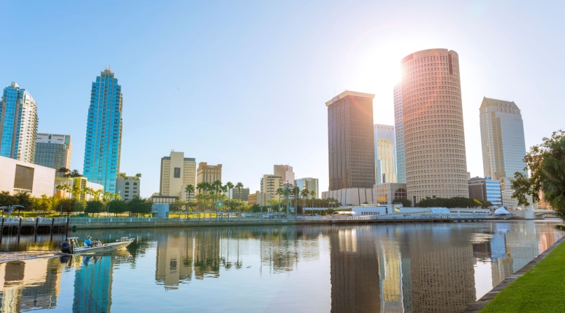 The Hillsborough County, Fla. skyline