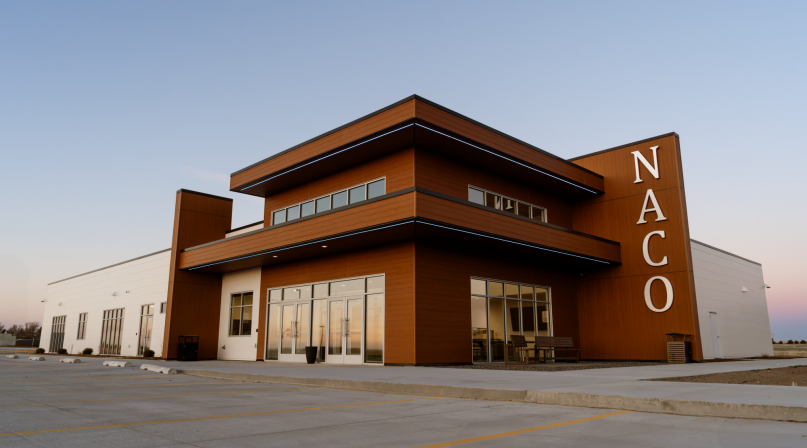 The newly built NACO West facility is designed to extend resources to membership of county officials, as well as associations and community organizations. Photo courtesy of Nebraska Association of County Officials