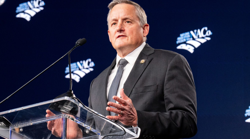 House Natural Resources Committee Chair Bruce Westerman (R-Ark.) describes the differences among rural, suburban and urban counties while outlining how permitting delays affect each. Photo by Denny Henry