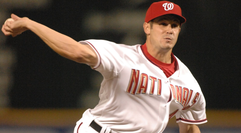 Chris Schroder on the mound, pitching for the Washington Nationals baseball team. Photo courtesy of Schroder