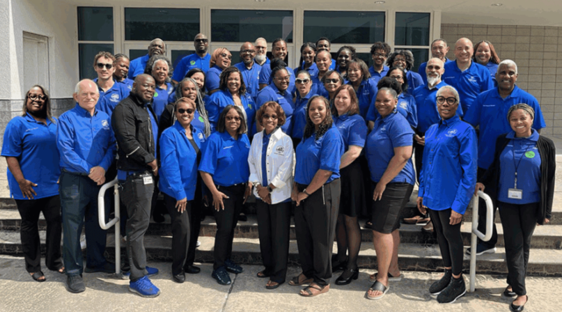 DeKalb County, Ga.’s Human Resources and Merit System team poses for a photo. DeKalb HR saw a 50% reduction in grievances after it shifted its Policy Council meetings 
