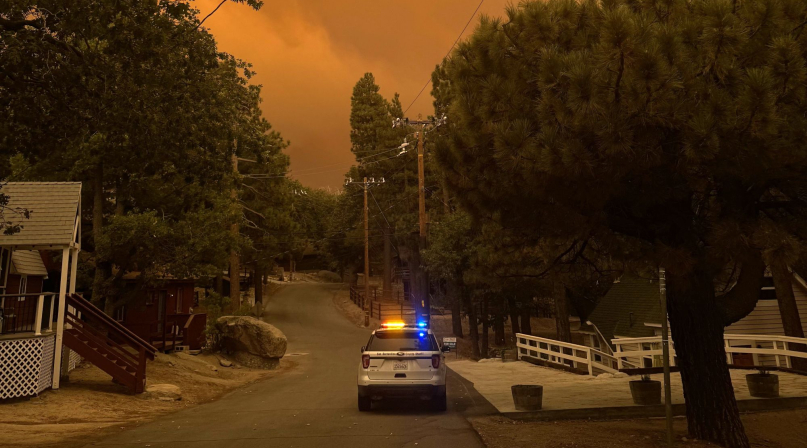 The San Bernardino County Sheriff’s Department first used the Evacuation solution mobile app during the 2022 Sheep Fire and has since used it in response to the 2024 Line and Bridge fires. Photo courtesy of the Sheriff’s Department’s public affairs division 