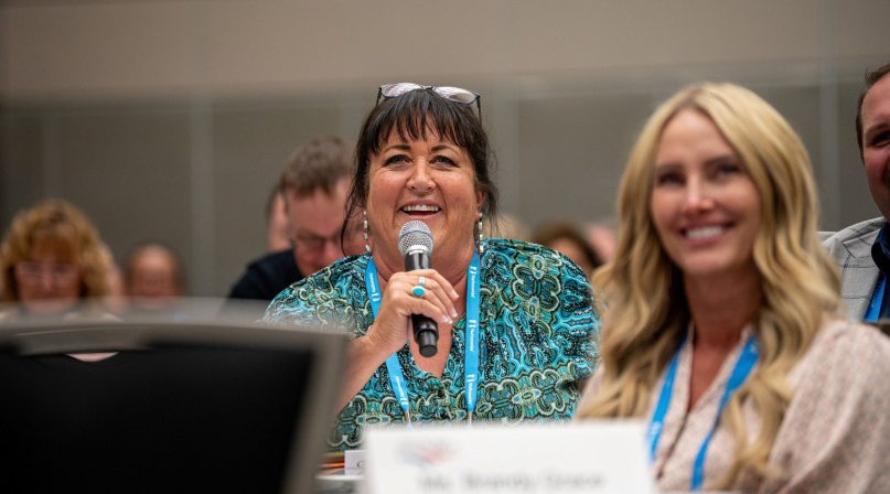 Beaver County, Utah Commissioner Tammy Pearson was a consistent presence at NACo conferences. Photo by Denny Henry