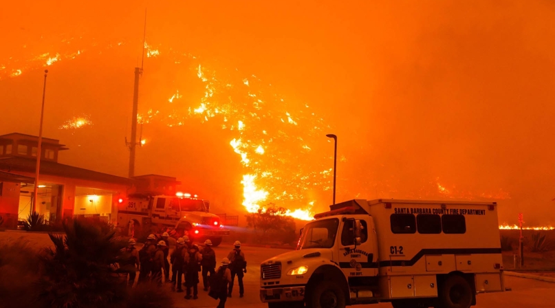 Image of Ventura County Fire Station 56 along Pacific Coast Highway in Malibu; photo by Ray Ford courtesy of SBCFireInfo.jpg