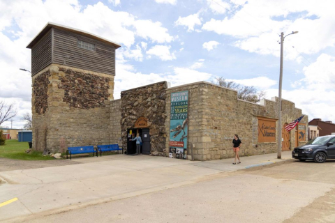 The Carter County Museum moved into what was once an automobile garage, which residents of Ekalaka worked to renovate. Its collection was previously displayed in a high school basement.